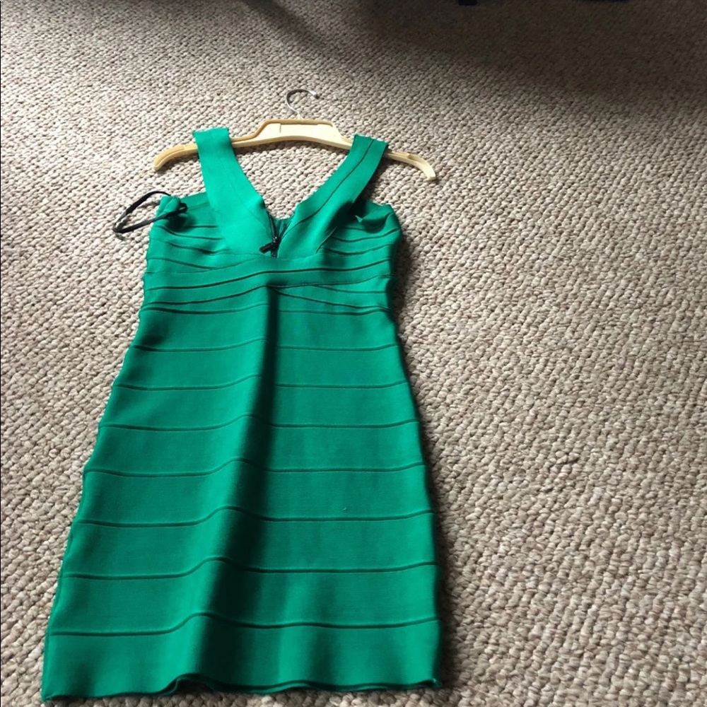 Green Bebe dress size small